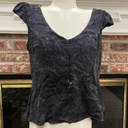 by Miranda Lambert black washed distressed denim / M / Excellent cond.