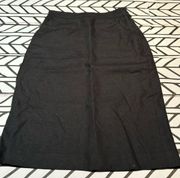 MaxMara linen black pencil skirt size 4