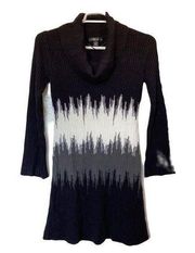 Style & Co Knit Black Dress