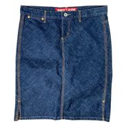 Guess Jeans Women’s Dark Wash Denim Skirt Size 28 NWOT