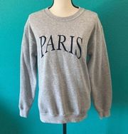 Topshop grey sweatshirt pullover in size small