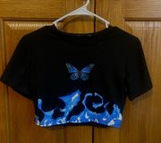 Butterfly Crop Top