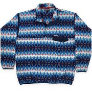 VINTAGE  Synchilla Snap-T Fleece Pullover Aztec Blue