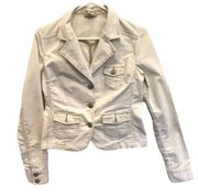 Aeropostale Cropped Corduroy Jacket Beige Size M