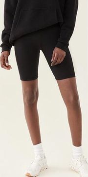 Nwt good American black biker shorts