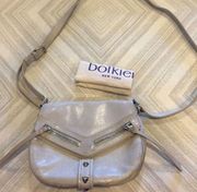Botkier Bone Leather Crossbody Satchel Bag