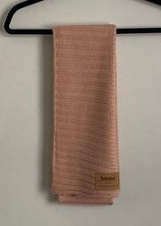 Timberland Women’s Blush Pink Knit Scarf