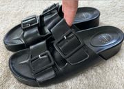 ATP ATELIER Women's Spezia Comfy black Sandal size 41