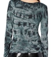 Women's Marbled Ruched Top