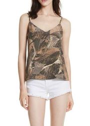 L’Agence Jane Print Silk Camisole