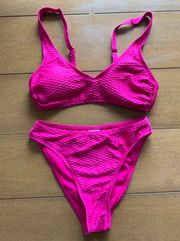 Hot Pink Bikini Set