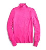 JCrew Pink Balloon Long Sleeve Turtle Neck Sweater