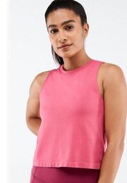 Fabletics Tyler Seamless Tank Pink Size Xl NW Detailed Tag Reg $44.95