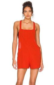 MIKOH Mekia Romper In Poppy