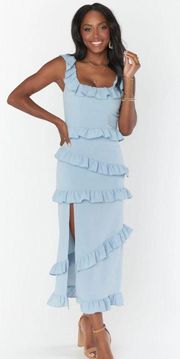 Steel Blue Greta Dress