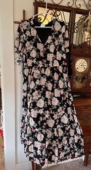 Floral Mid Length Dress