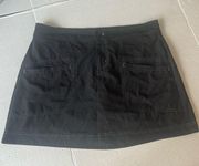 PrAna Skort Womens Gray Activewear Athletic Stretch Short w/ Pockets Sz 8