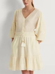 Lauren  Cotton Crinkle-dress