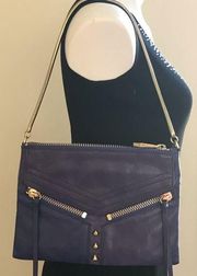 Vintage Cobalt Purple Crossbody Bag Like New