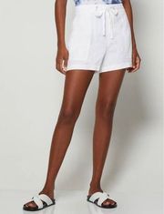 Gap  Linen Blend Pull On Drawstring Shorts