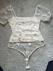 Gold Star Bodysuit