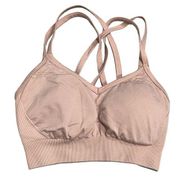 Calia by Carrie Underwood Pink Seamless All Day Sports Bra size XS