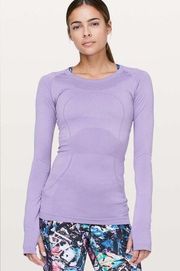 Lululemon Swiftly Tech Long Sleeves Purple Size 8