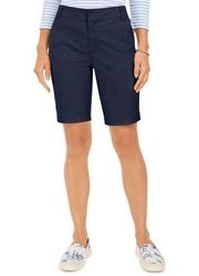 CHARTER CLUB Bermuda Twill Shorts Black 12