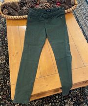 Seven 7 Skinny Green Jeans 