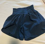 navy blue lulu lemon shorts