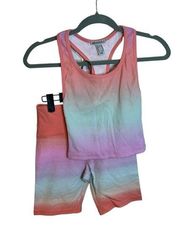 NWT FOREVER 21 TIE DYE WORKOUT SET