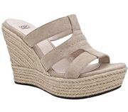 Tawnie Tan Platform Espadrille Wedges