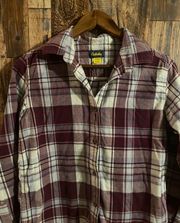 Cabela’s Women’s Stretch Flannel Shirt size medium