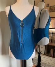 Juniors Large Blue Swimsuit