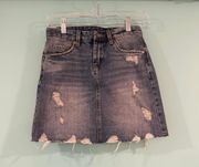 jean skirt