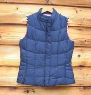 Vintage Lilly Pulitzer Down Blend Puffer Vest Navy