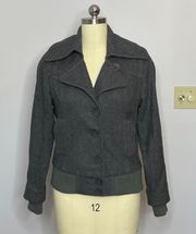 Gray Wool Pea Coat