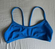 Blue  Fixed Back Top