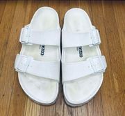 Birkenstock white rubber sandals 39