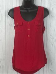 Active USA red tank size Small