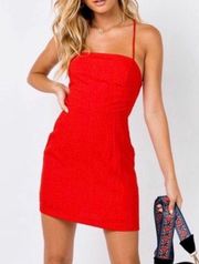 Princess Polly Si Señorita Red Mini Dress