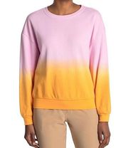 Elodie pink orange ombre sweatshirt