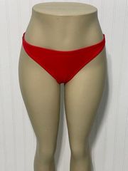 Solid & Striped x Re/Done The Hollywood Swim Cheeky Bikini Bottom Red Small