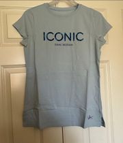 Women’s Size XXS  Blue Iconic Tshirt