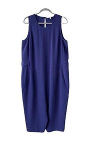 Rachel Rachel Roy Royal Blue Harem Style Jumpsuit XL