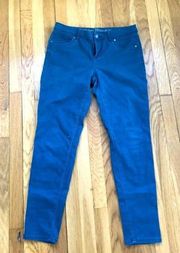 Vera Wang Simply Vera Pants - Skinny Fit Blue 8