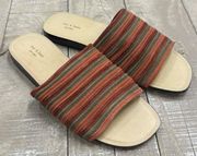 Rag & Bone NIB Cameron Suede Slide Sandals in Multi Sz 8