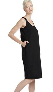 Universal Standard Remi Crepe Dress Black Size 4XS / 00-0 New