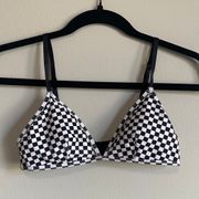 Checker Print Bralette 