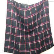 TALBOTS PLAID Wool Blend Skirt in Size 16